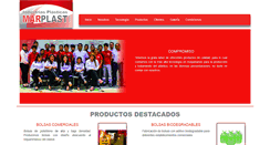 Desktop Screenshot of marplastsac.com