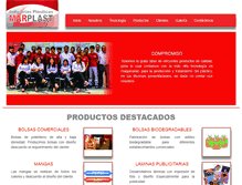 Tablet Screenshot of marplastsac.com